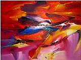 2010 - Sea Dream in Red VII Khun Suthirak painting